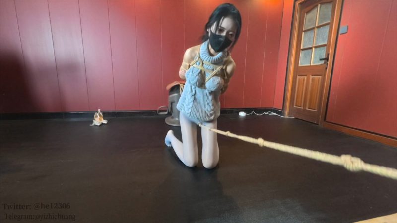 【意之窗工作室】《汤圆》灰丝+骑马机+走绳+倒吊转圈+tk-视频-5元站